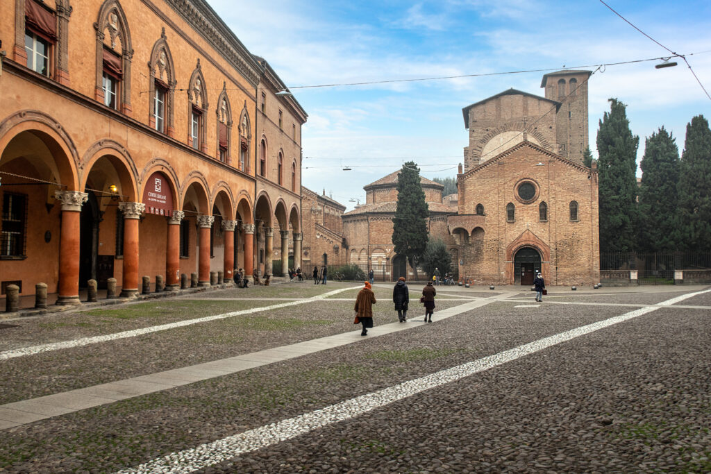 Visuale della Piazza di Santo Stefano.