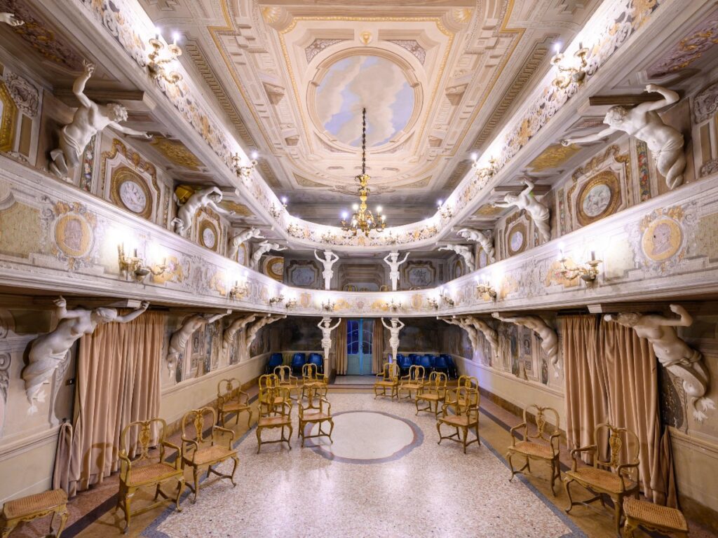 Theatre in Villa Aldrovandi Mazzacorati.
