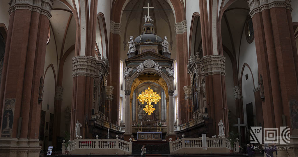 interior of San Petronio's basil, Basilica of San petronio, Bologna, Bologna centre